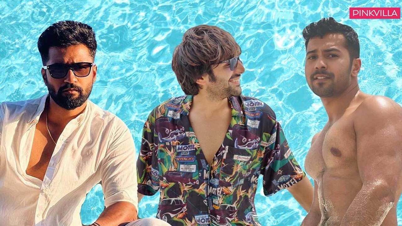 Varun Dhawan, Kartik Aaryan, Vicky Kaushal, ranveer singh, tiger shroff, shahid Kapoor, men fashion, beachwear, beach wear men, fashion