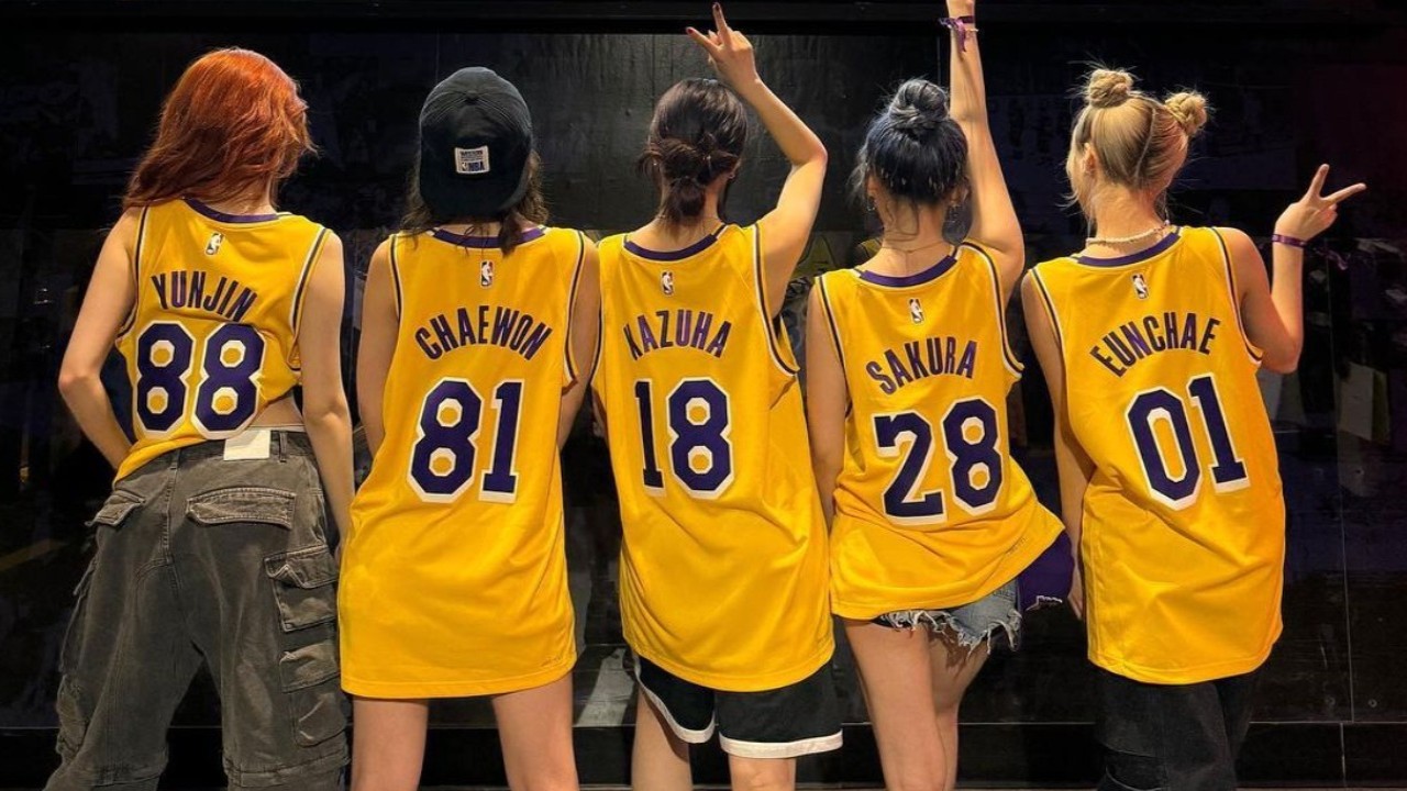 WATCH: After Last Year’s Lakers Gig, K-Pop Group Le Sserafim Replicates ...