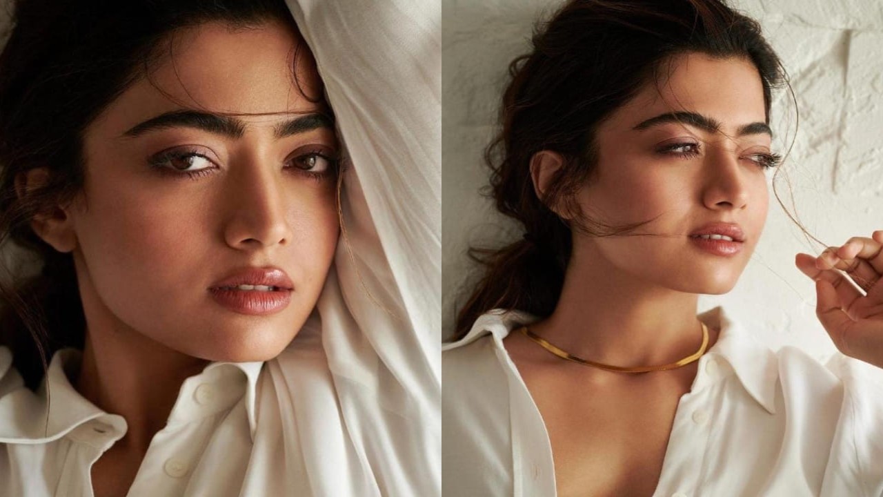 Sikander actress Rashmika Mandanna shows off her subtle summer-friendly makeup look; take inspo from her