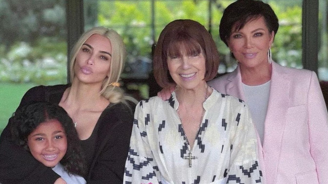 Kim Kardashian, Kris Jenner and Grandma MJ (Credit: Instagram)