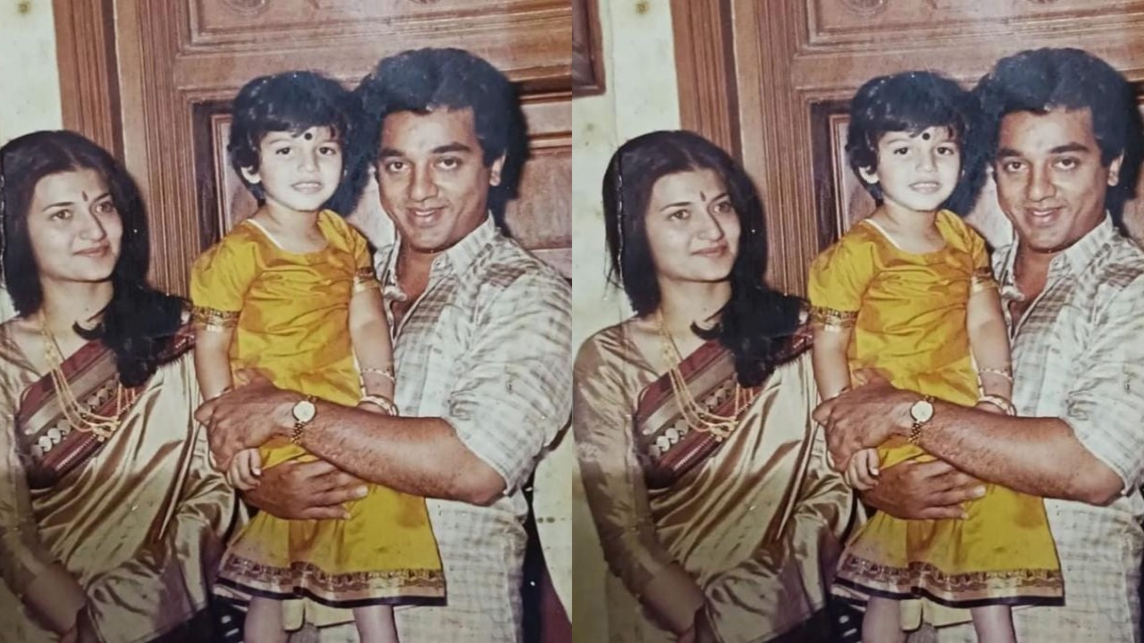 Shruti Haasan shares sweet UNSEEN family PIC with Kamal Haasan and Sarika; SEE
