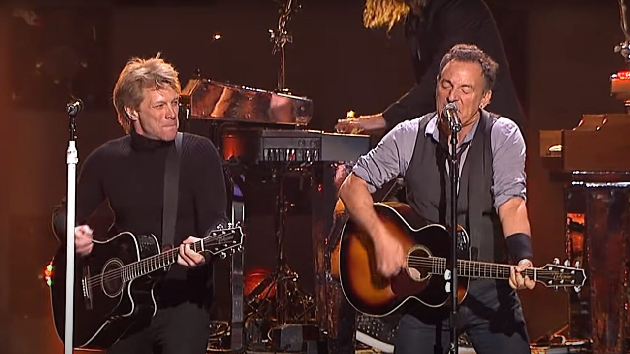 Bruce Springsteen and Jon Bon Jovi (PC: YouTube)