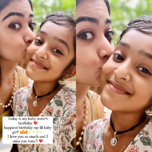 Rashmika Mandanna's 11-year-old sister Shiman