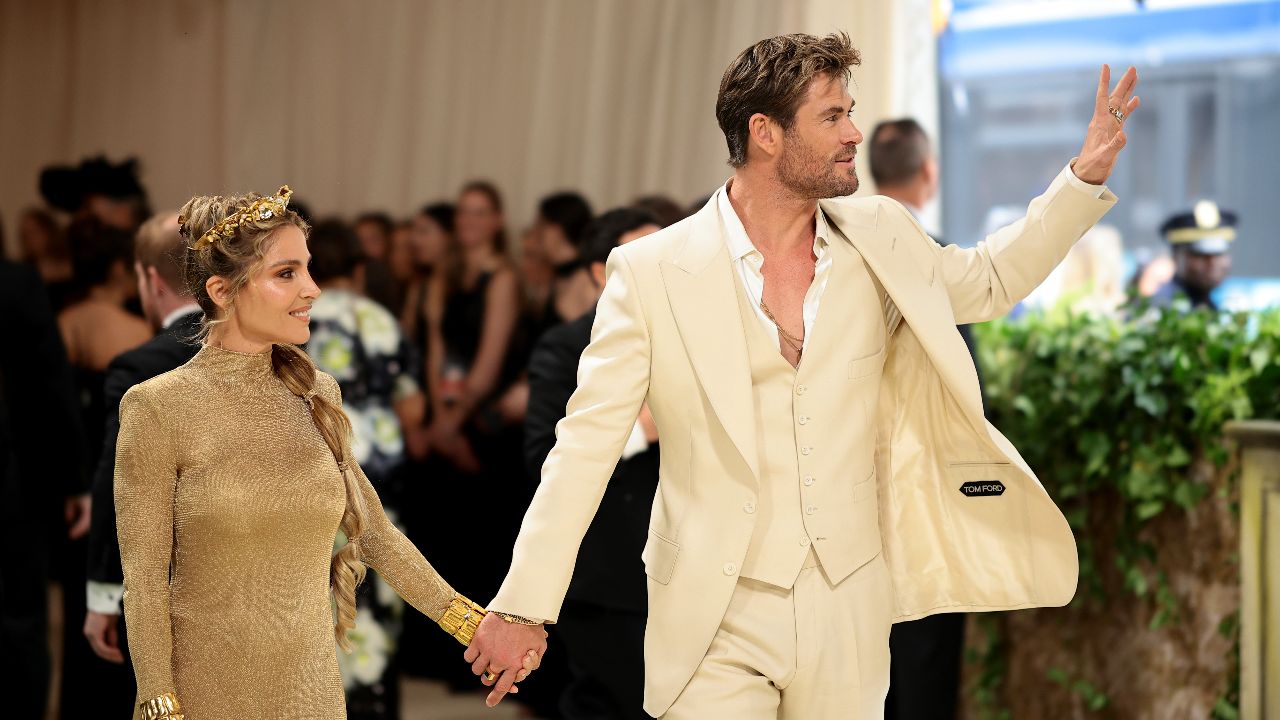 Chris Hemsworth and Elsa Pataky at the Met Gala (Getty Images) 