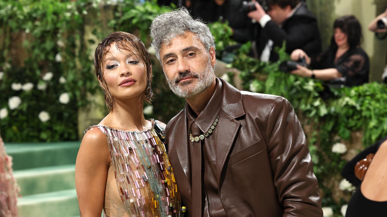 Rita Ora and Taika Waititi at the 2024 Met Gala (Getty Images)