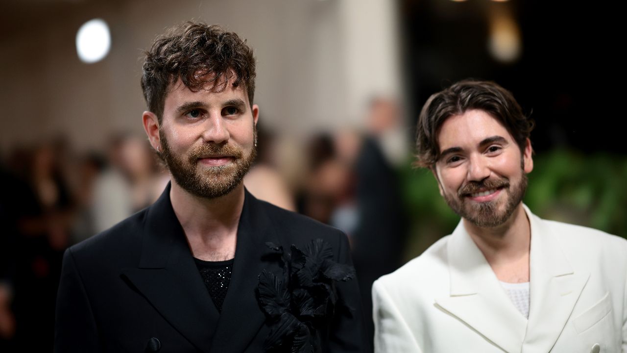 Ben Platt and Noah Galvin at the 2024 Met Gala (Getty Images)