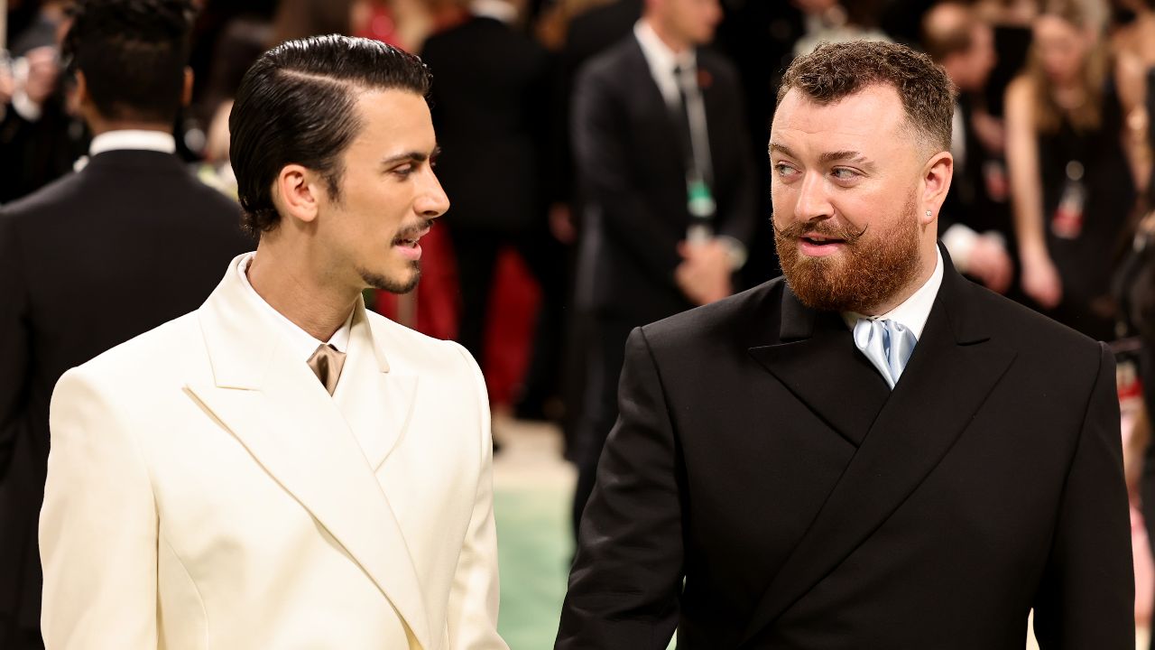 Sam Smith and Cristian Cowan at the 2024 Met Gala (Getty Images)