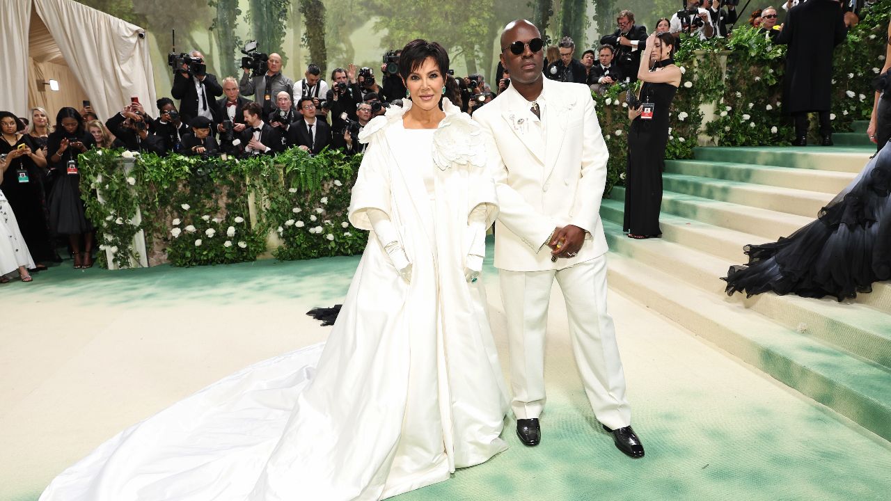 Kris Jenner and Cory Gamble at the 2024 Met Gala (Getty Images)