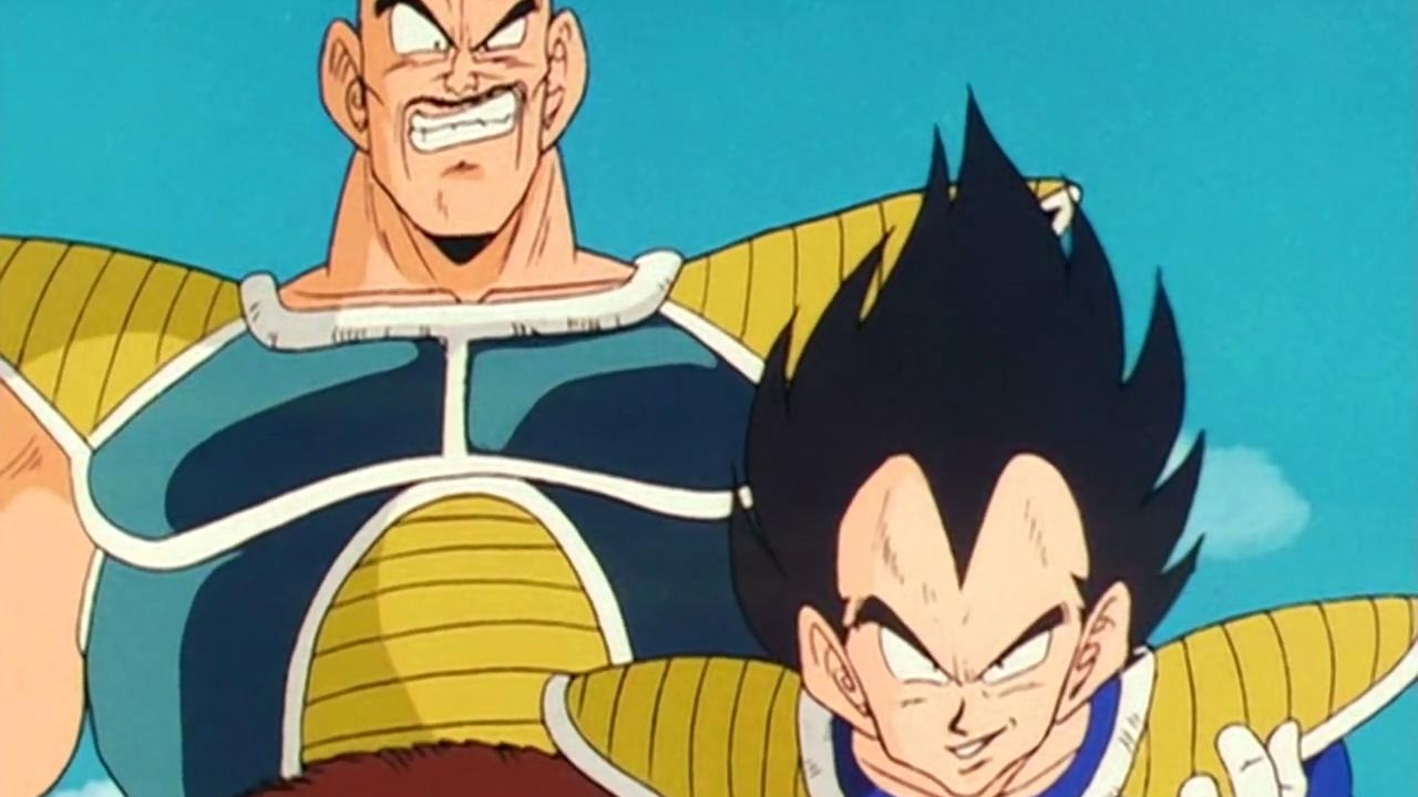 Nappa and Vegeta in Dragon Ball Z