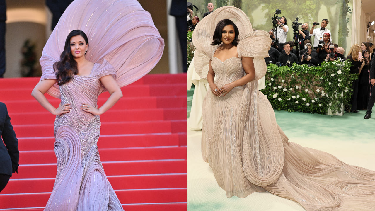 Mindy Kaling draws inspiration from Aishwarya Rai's Cannes look