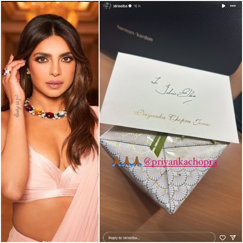 Priyanka Chopra delights Idris Elba with a surprise gift