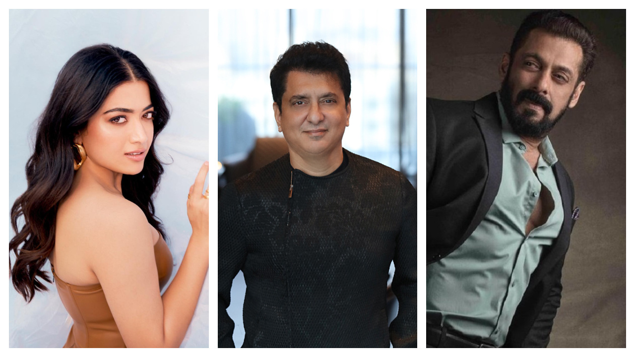 Rashmika Mandanna, Sajid Nadiadwala and Salman Khan