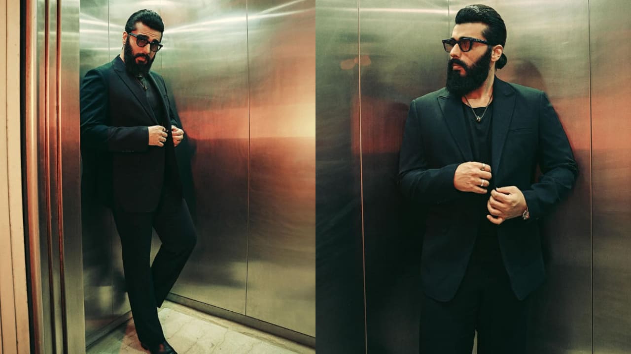 Arjun Kapoor in black blazer 