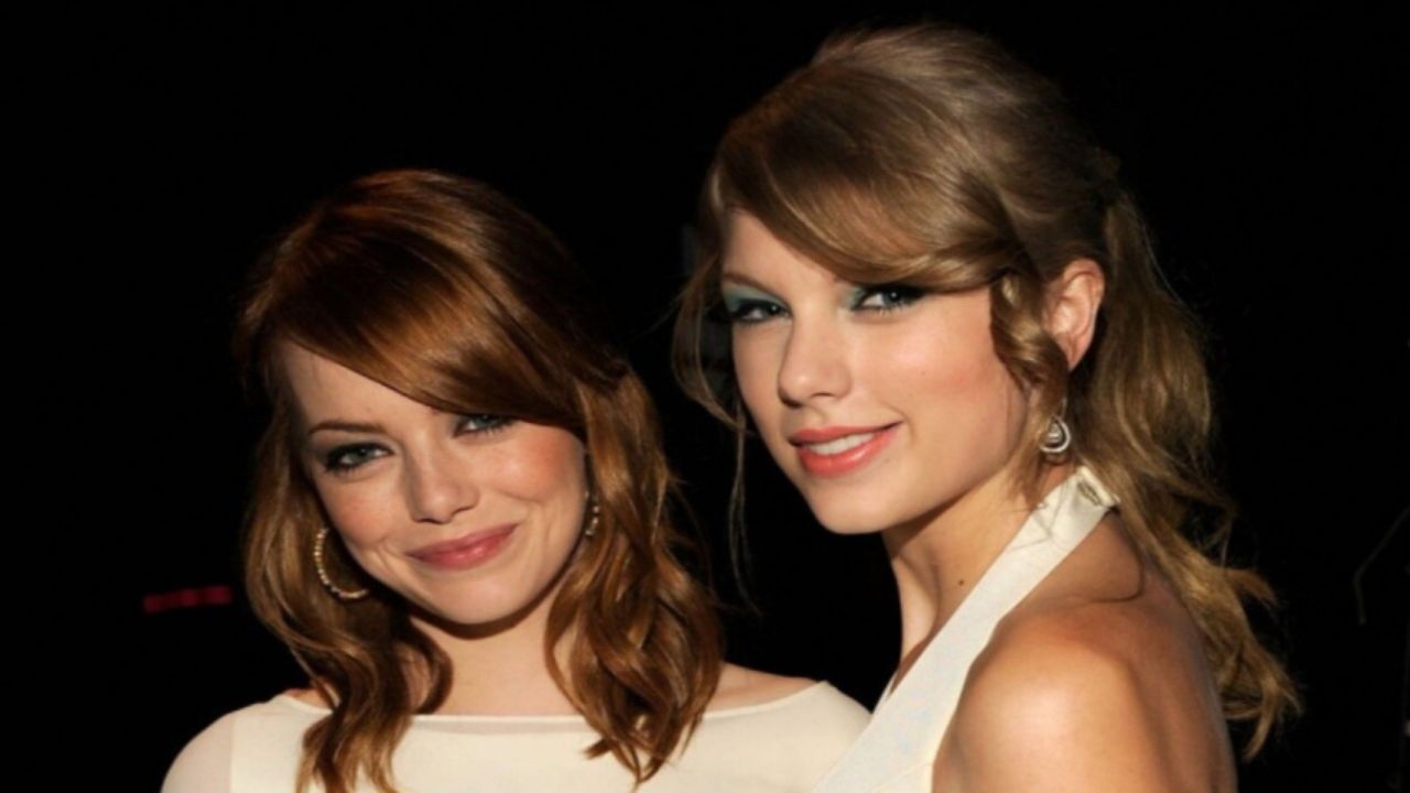 Emma Stone and Taylor Swift (Getty Images)