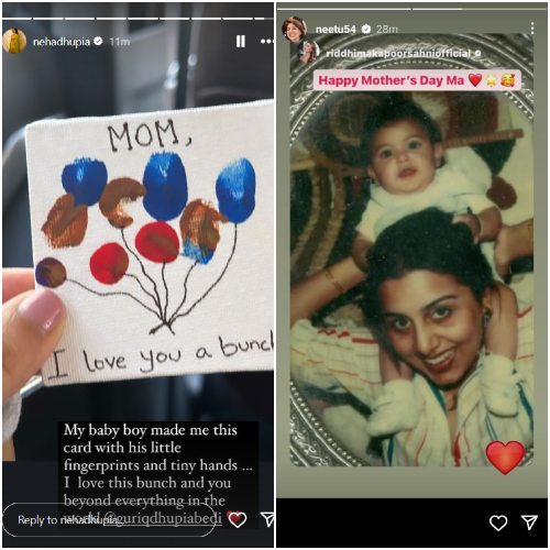 Pic Courtesy: Neha Dhupia and Neetu Kapoor Instagram