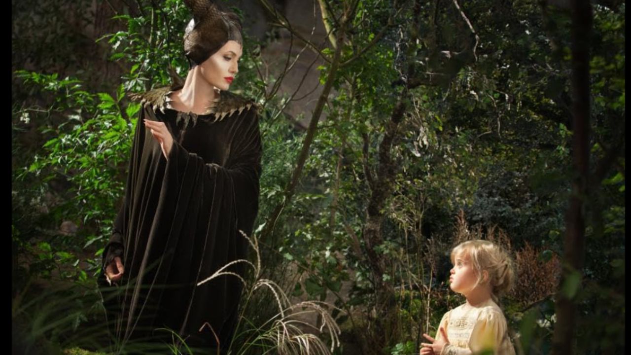 Angelina Jolie and Vivienne in Maleficent (2014) (PC- IMDb)