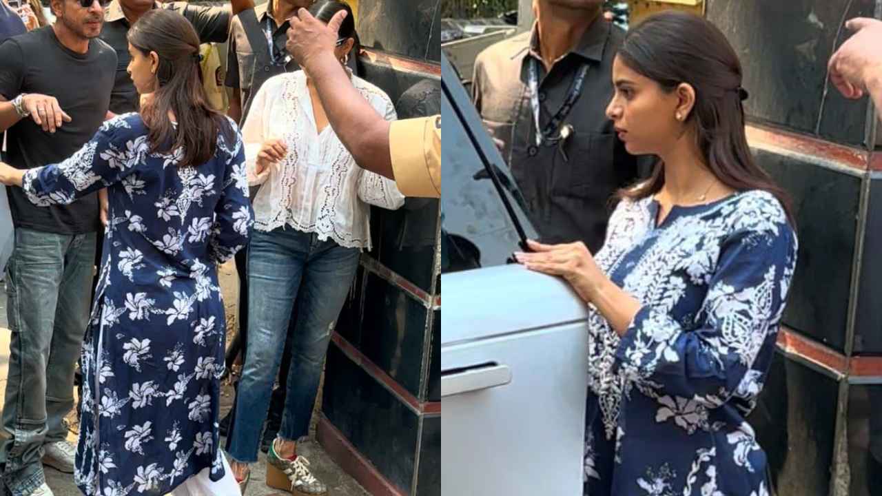 Suhana Khan flaunts her love for chikankari kurta and it sets a pure ethnic magic this summer (PC: Viral Bhayani)