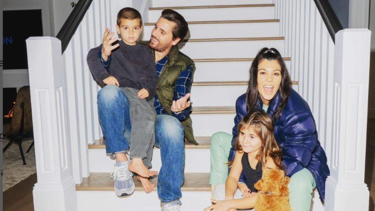 Scott Disick and Kourtney Kardashian with their kids (PC- Instagram)