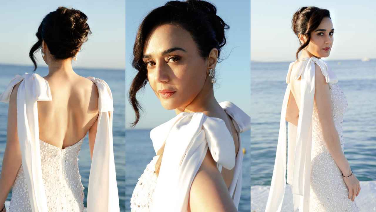 Cannes 2024: Preity Zinta takes over French Riviera in Rs 5.58 lacs white  beaded gown with sequins, pearls and crystal work | PINKVILLA