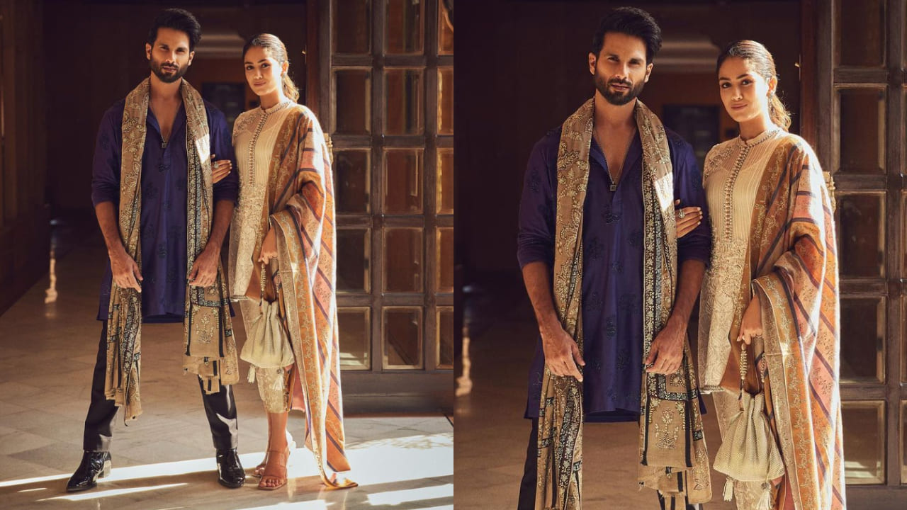 Shahid Kapoor and Mira Rajput serving couple goals