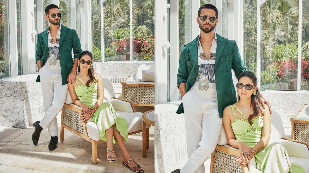 Shahid Kapoor and Mira Rajput serving couple goals