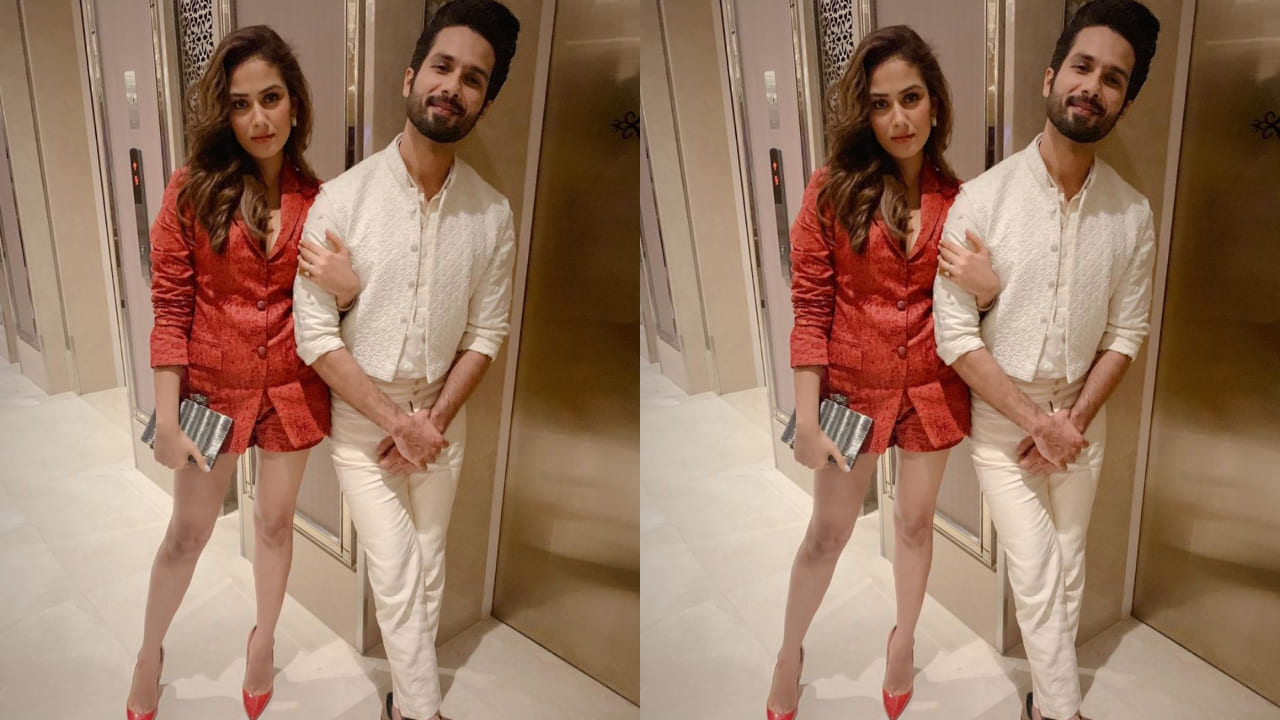 Shahid Kapoor and Mira Rajput serving couple goals