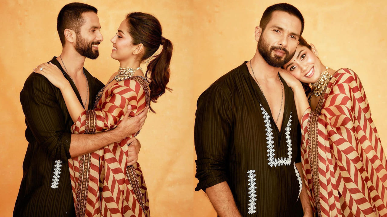 Shahid Kapoor and Mira Rajput serving couple goals