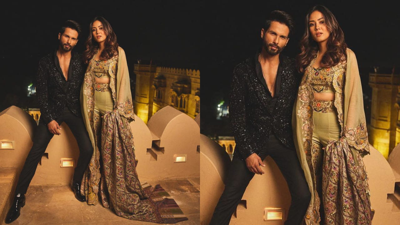 Shahid Kapoor and Mira Rajput serving couple goals