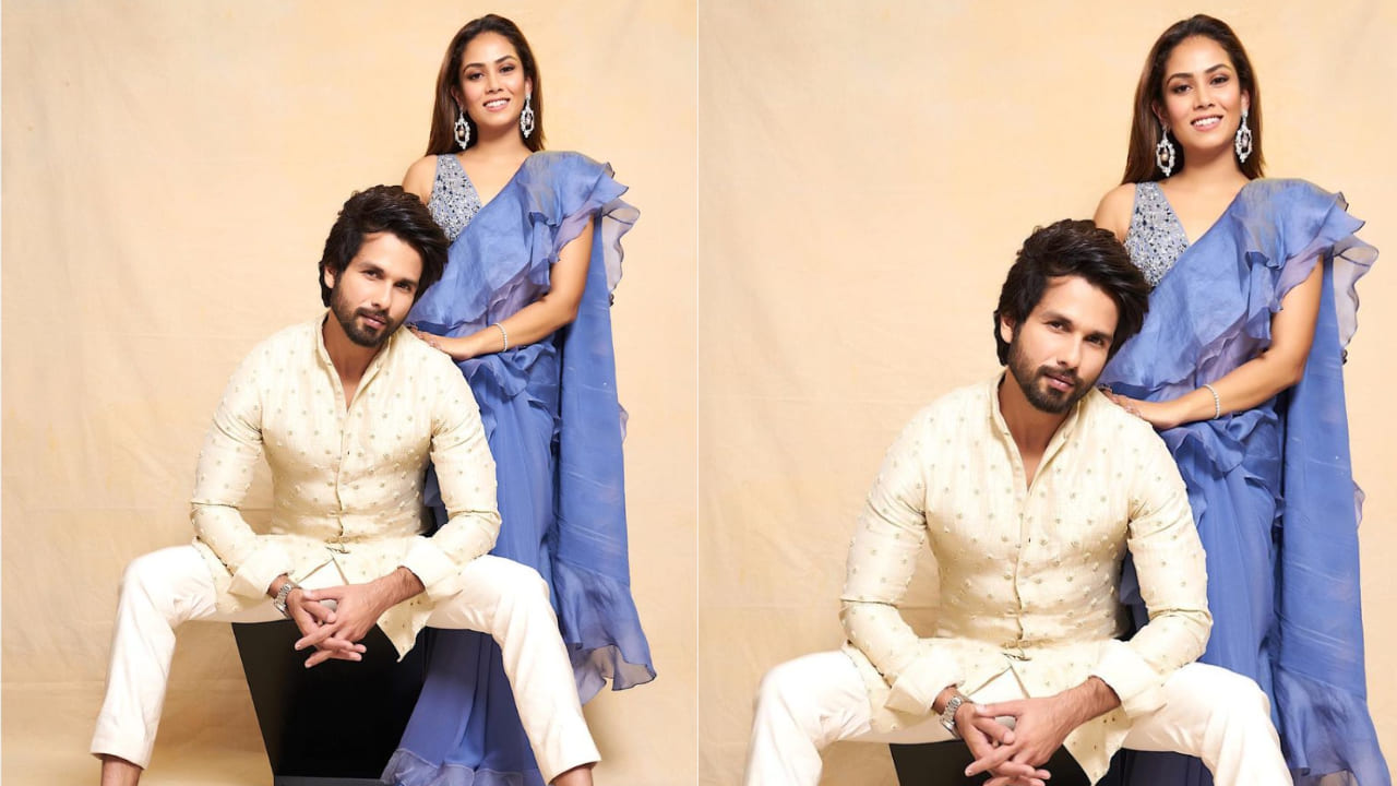 Shahid Kapoor and Mira Rajput serving couple goals