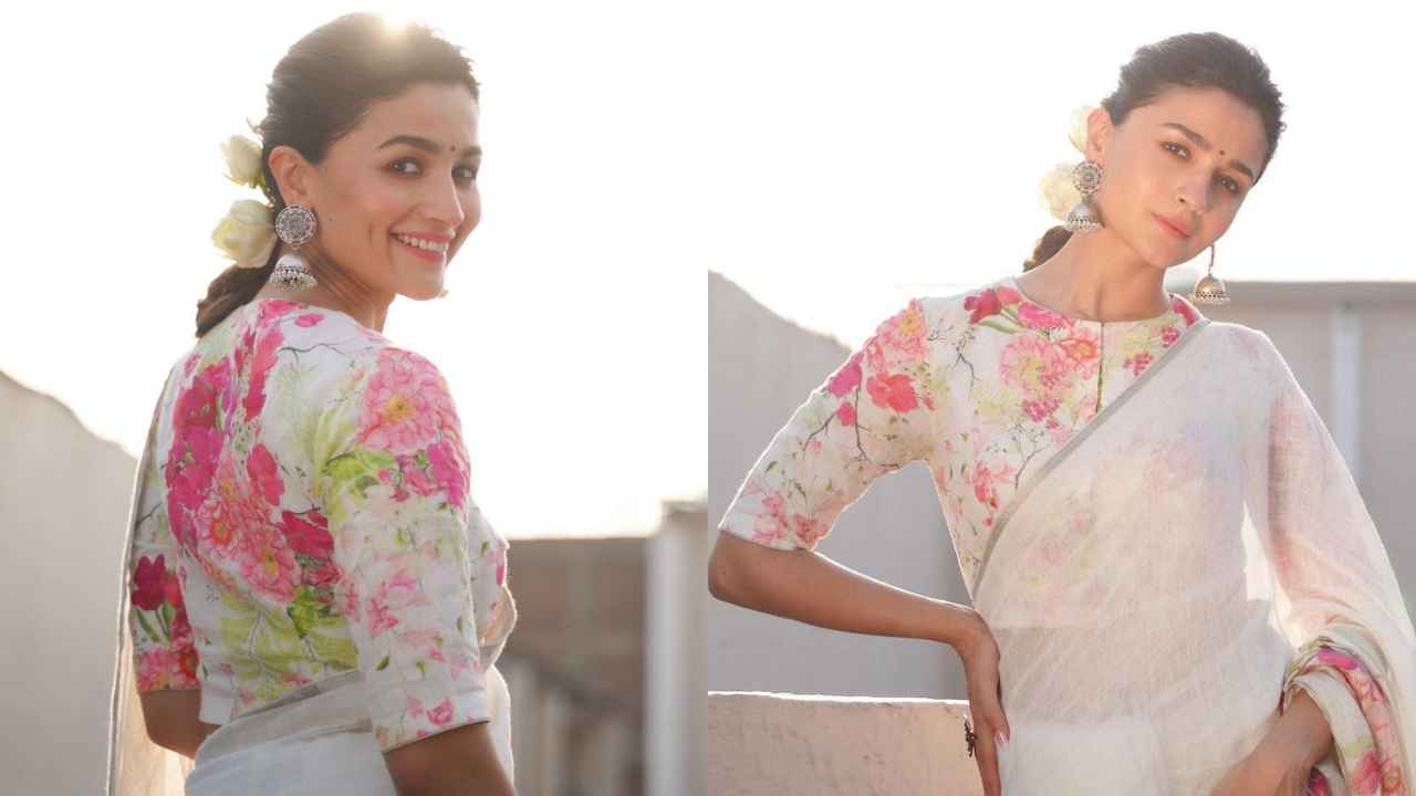 9 high neck blouse designs to add panache to your sarees: Deepika Padukone, Alia Bhatt to Janhvi Kapoor (PC: Celebrities Instagram Pages)