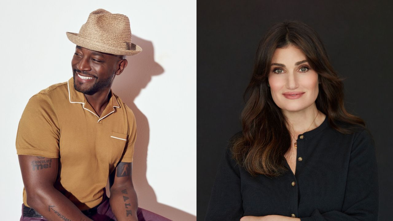 Taye Diggs and Idina Menzel (CC:IMDb)