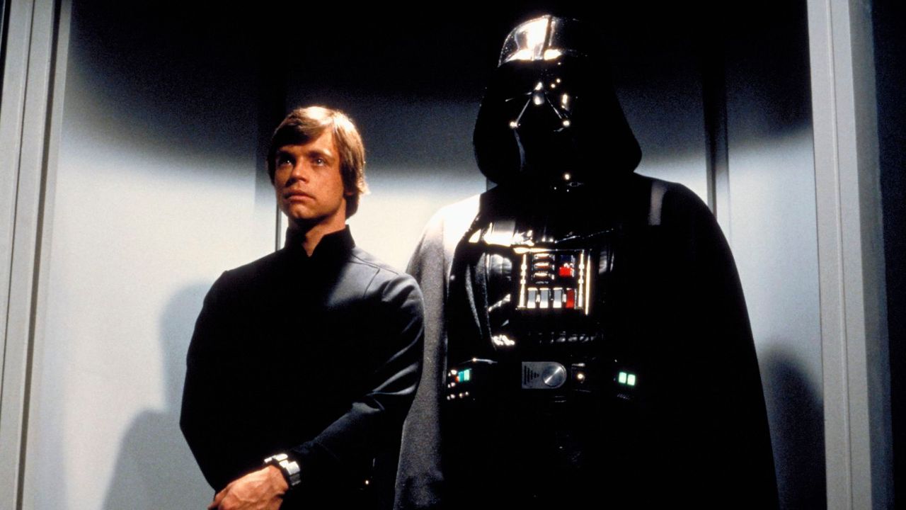 Mark Hamill, James Earl Jones, and David Prowse in Star Wars: Episode VI - Return of the Jedi (1983) (PC: IMDB