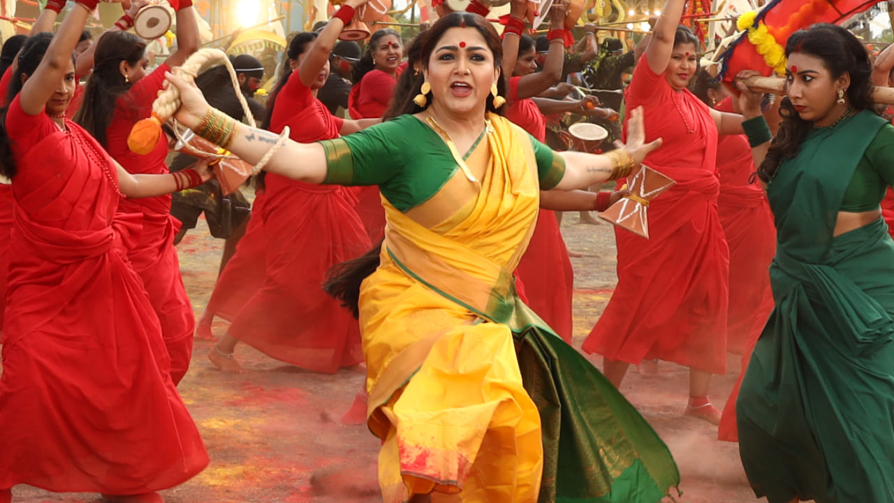 Khushbu Sundar from Aranmanai 4 (PC: Team Aranmanai 4)