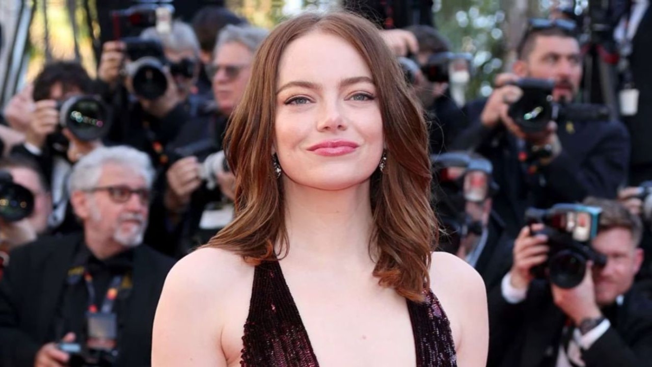 Emma Stone Beams As Reporter Mentions Her By Birth Name at Cannes