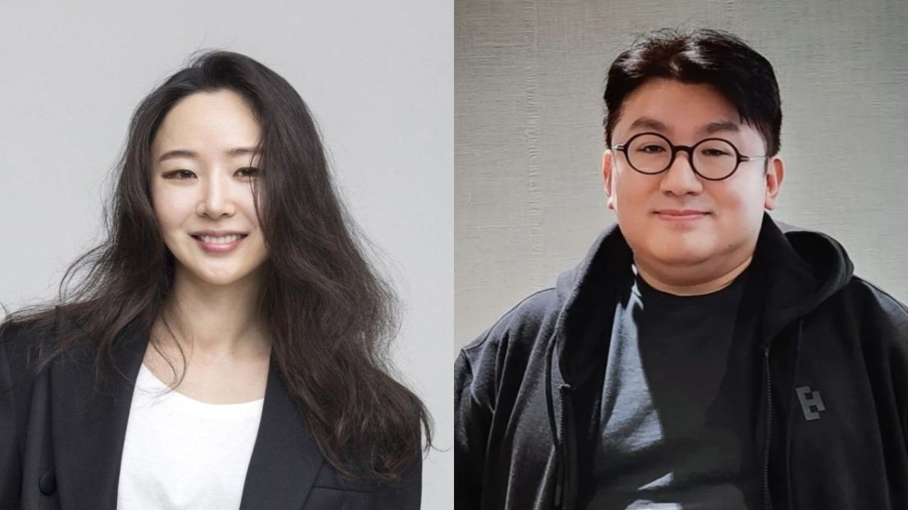 CEO Min Hee Jin; Image: HYBE, HYBE Chairman Bang Si Hyuk; Image: Bang Si Hyuk's Instagram