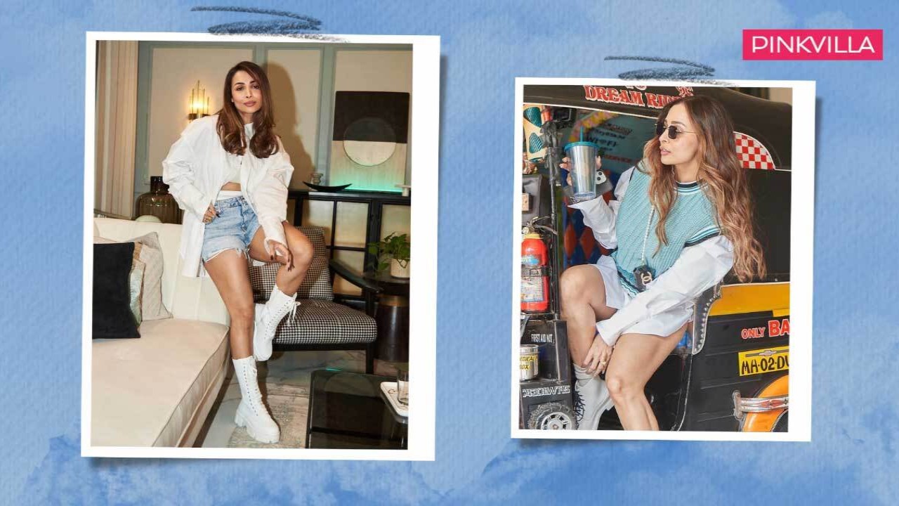 5 times Malaika Arora showed us how to style white shirts in different ways with ease