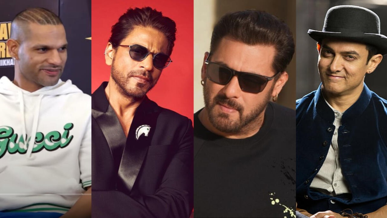 Shikhar Dhawan, Shah Rukh Khan, Salman Khan, Aamir Khan