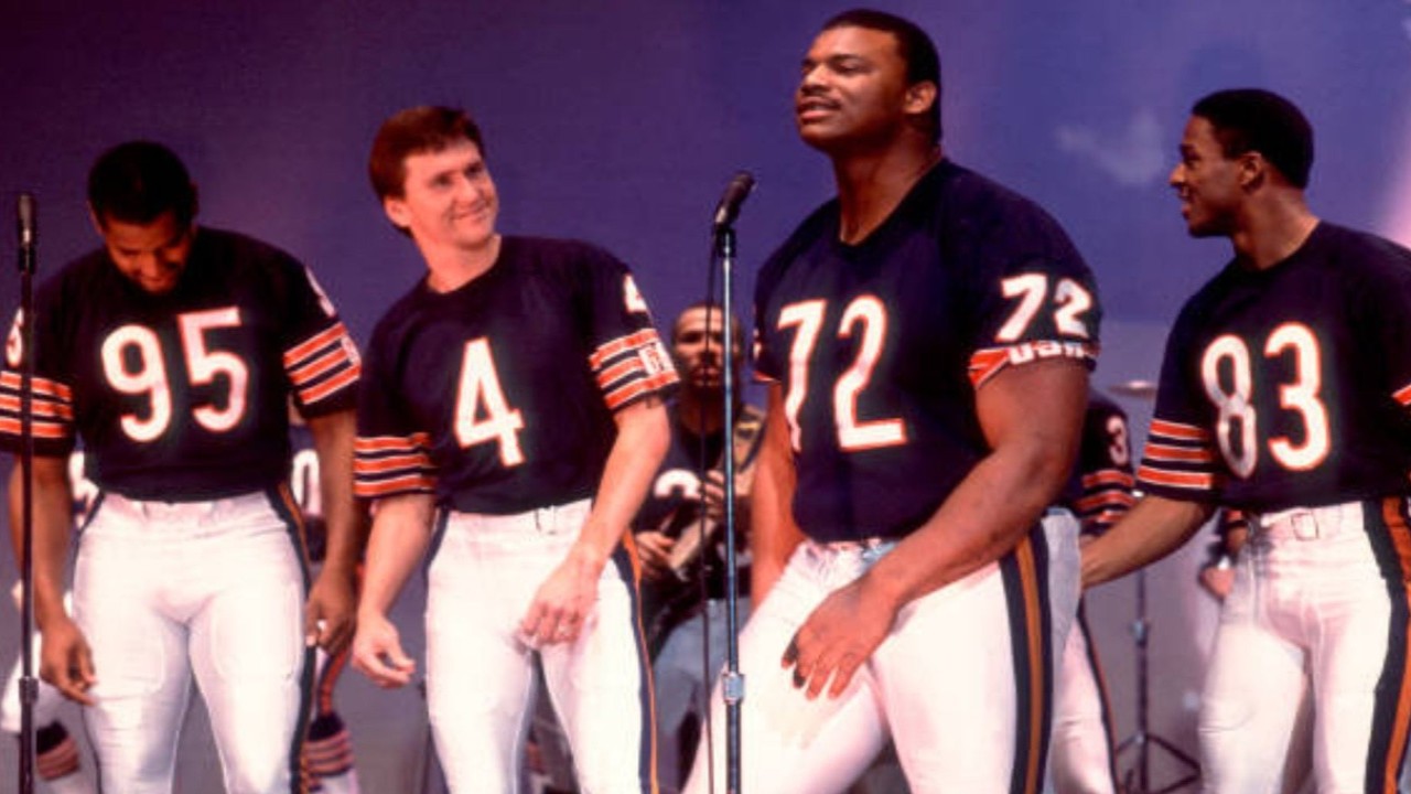 The wildly popular 1985 "Super Bowl Shuffle" rap by the Chicago Bears was marketed as feeding the needy, but led to years of legal battles.