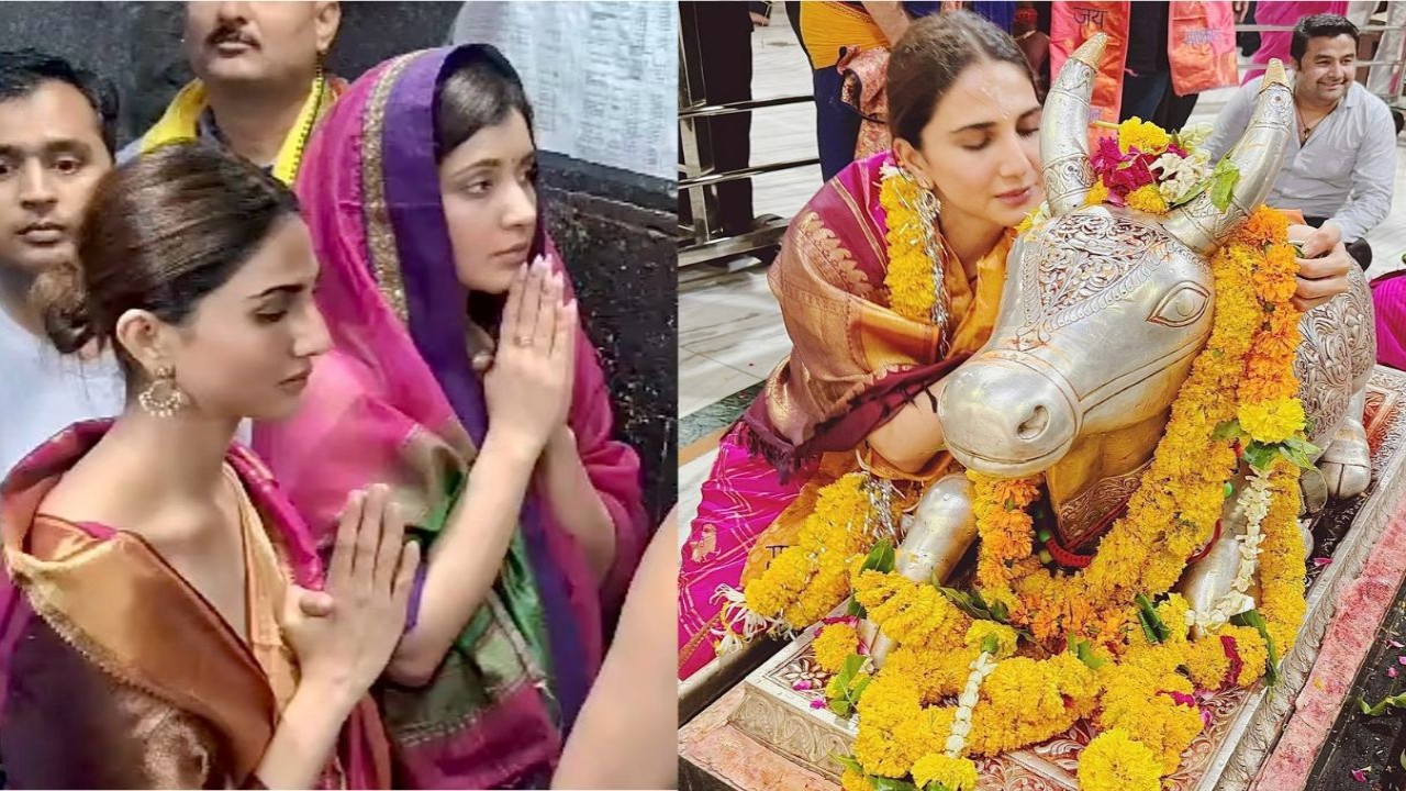 WATCH: Vaani Kapoor and Raashii Khanna seek blessings at Ujjain’s Mahakaleshwar temple (Instagram/@_vaanikapoor_)