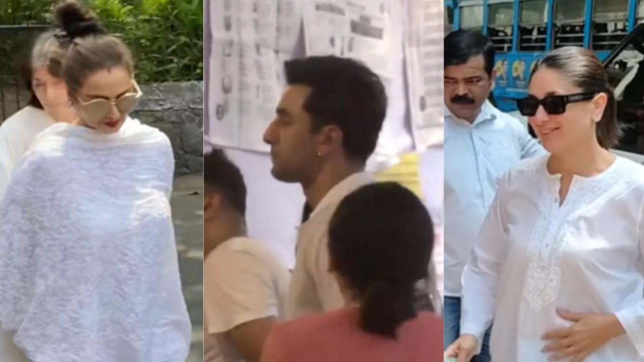 Bollywood celebrities including Rekha, Aamir Khan, Ranbir Kapoor, Kiara Advani, and the Kapoor family cast their votes in the 2024 Lok Sabha Election._