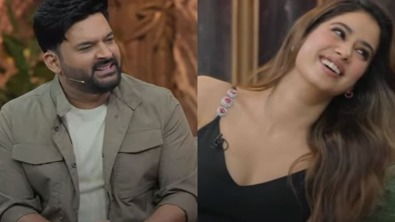 The Great Indian Kapil Show: Janhvi Kapoor's reaction to being teased by rumored boyfriend Shikhar Pahariya's name is worth watching