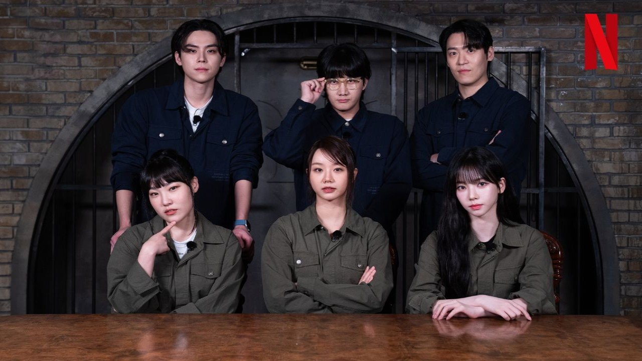 Lee Yong Jin, Lee Eun Ji, John Park, Girl’s Day’s Hyeri, Kim Do Hoon, and aespa’s Karina; Image Courtesy: Netflix Korea