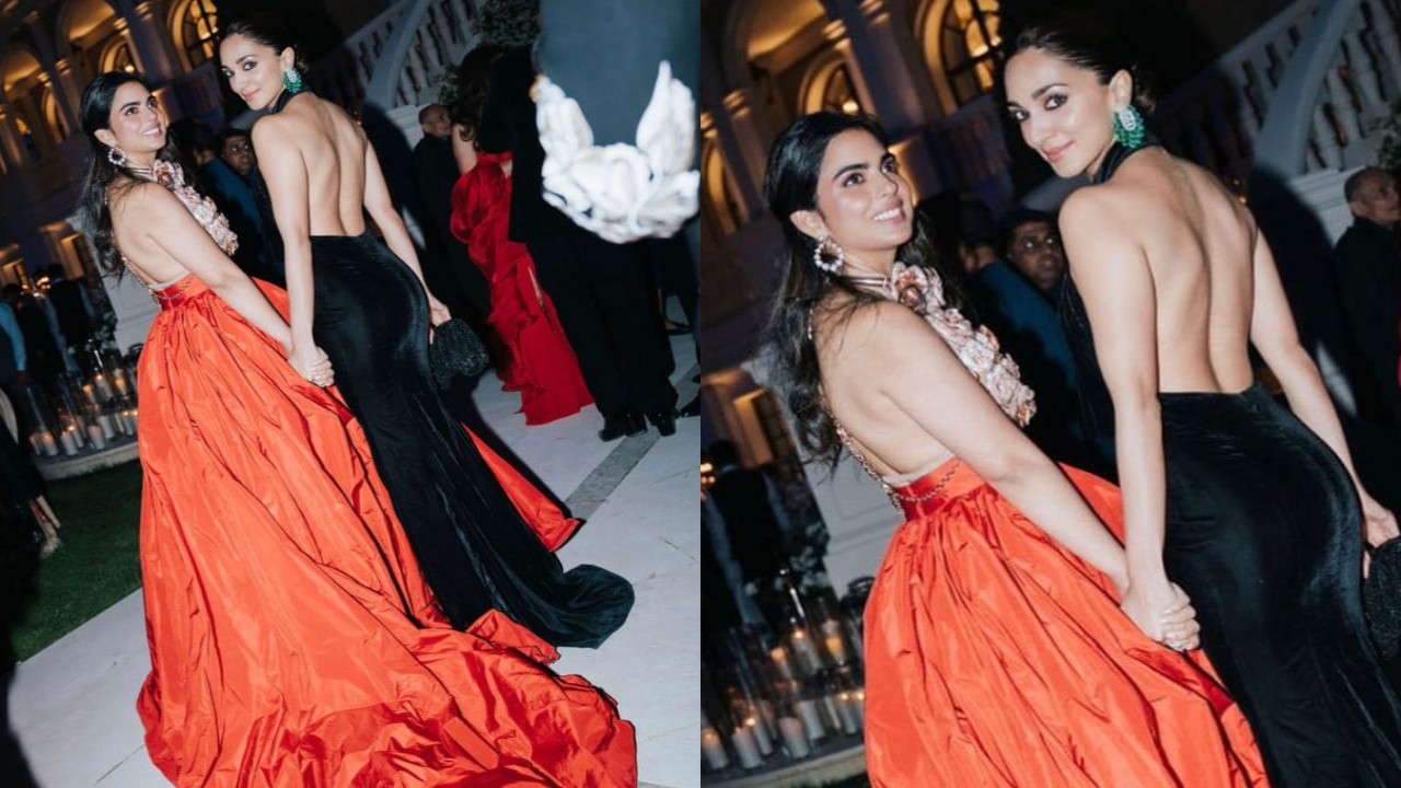 Isha Ambani and Kiara Advani in glamourous gown