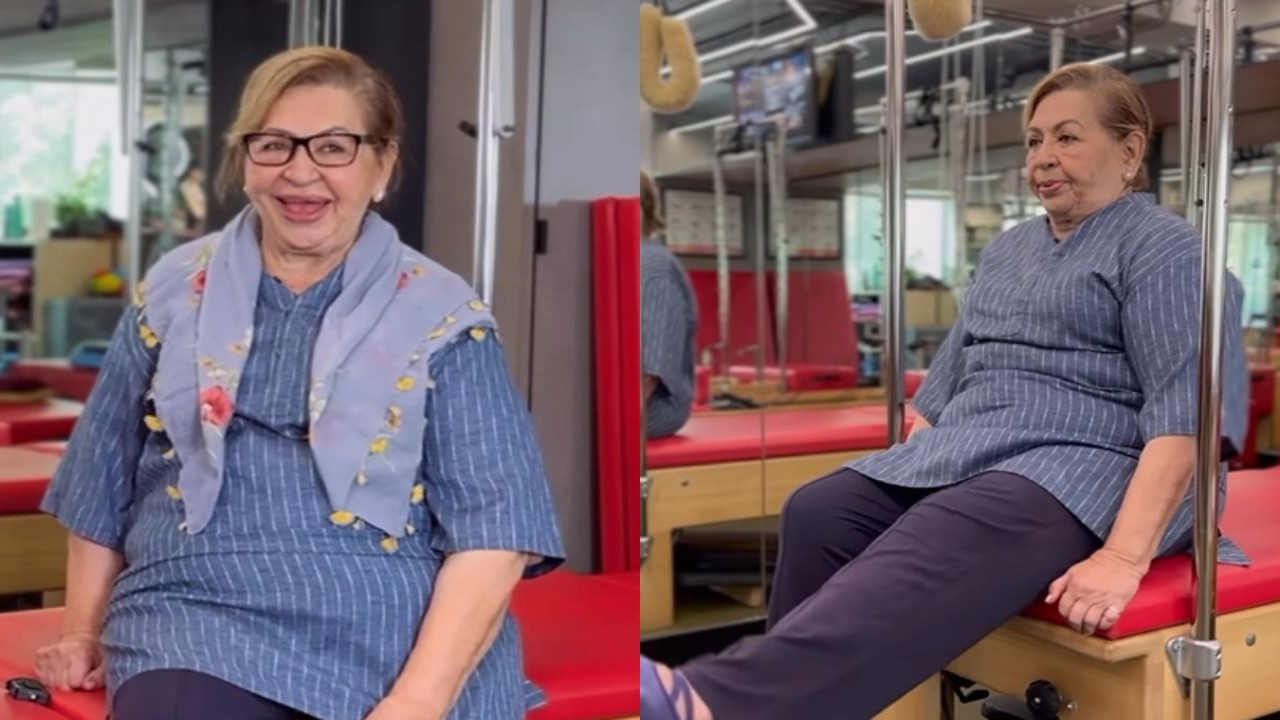 WATCH: Helen feels 'energetic' as she starts Pilates at 85; says 'I don't have to drink or smoke to get a high'