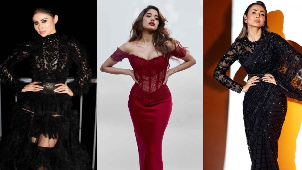 Malaika Arora, Janhvi Kapoor, Ananya Panday, Mouni Roy, Rakul Preet Singh, lace outfits, lace, hot, style, fashion