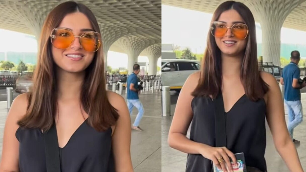 Tara Sutaria’s strappy cotton maxi dress makes for perfect look from airport to bed 