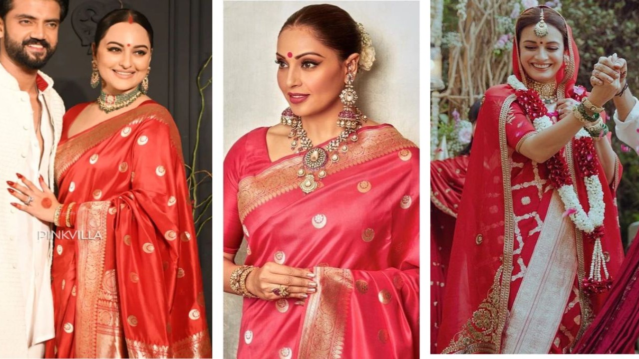 Sonakshi vs Dia vs Bipasha: Who wore the Red Saree better?