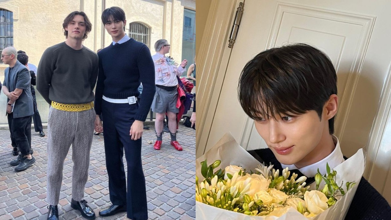 Lovely Runner’s Byeon Woo Seok shares moments from Prada fashion show; see PICS with Louis Partridge, Matt Bomer, and more