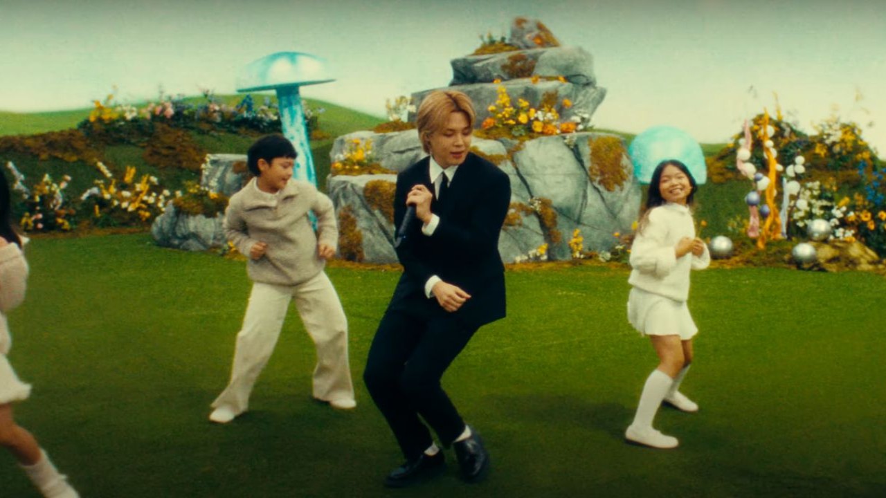 BTS' Jimin Smeraldo Garden Marching Band music video; Image: BIGHIT MUSIC