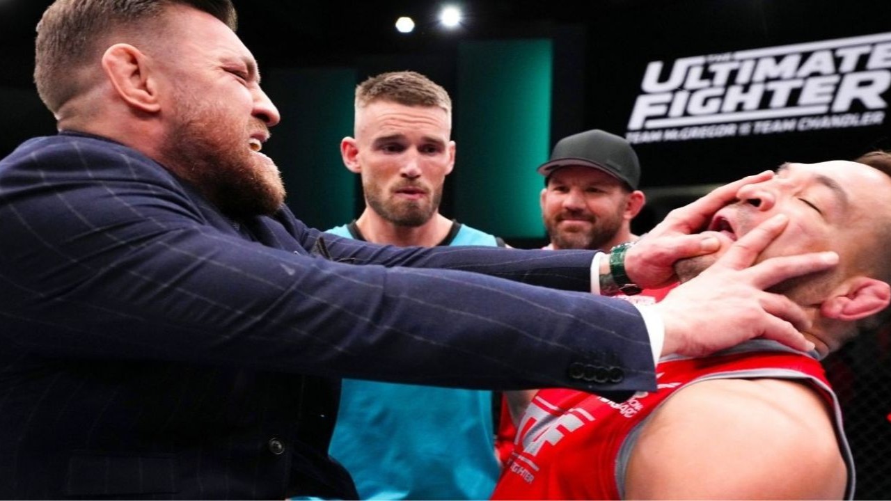 Conor McGregor Hit With 'Bellator Tick' Jab by Michael Chandler as He Announces Recovery in Dublin